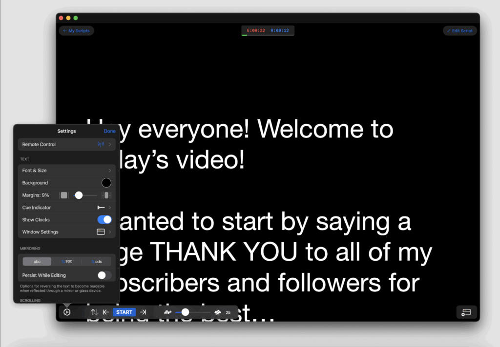 Teleprompter Pro