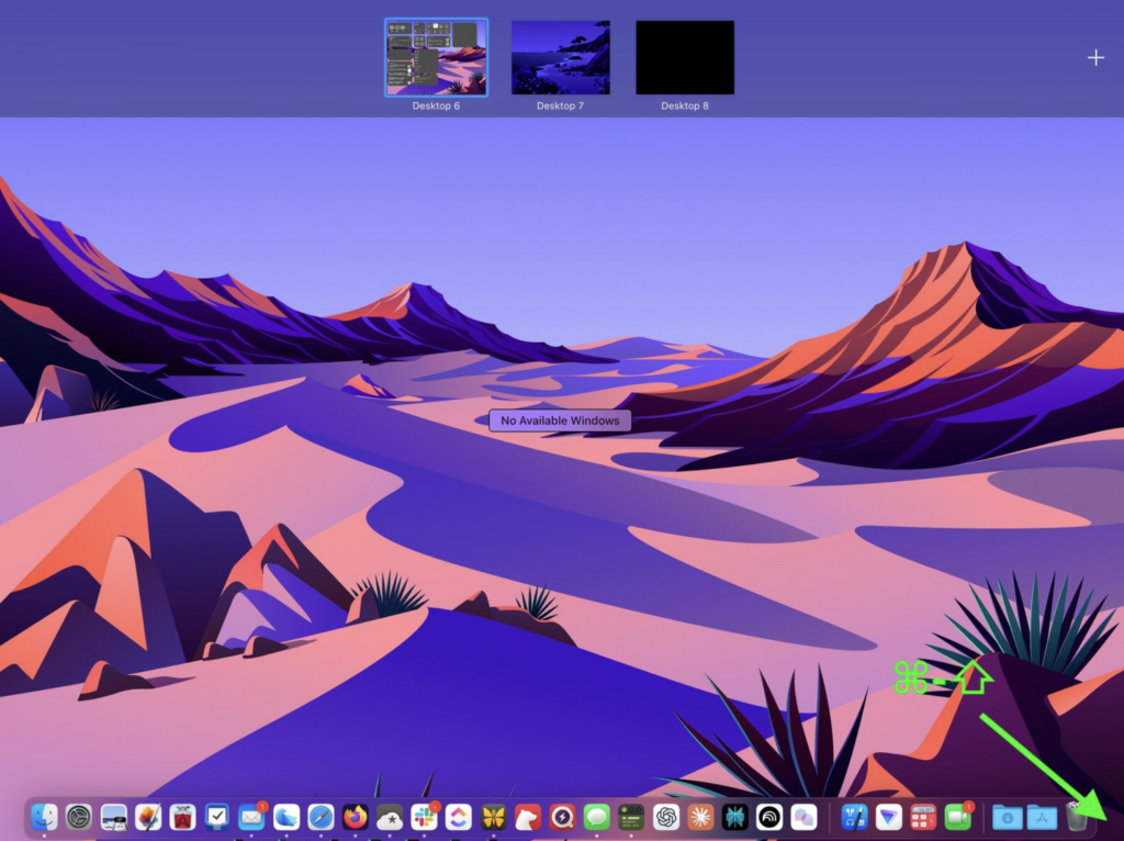 Modifier key in Hot Corners