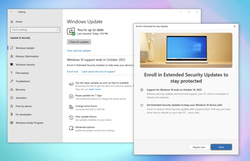 Microsoft Extended Security Updates